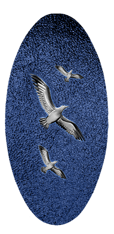 G5000 Vertical Birds on Shimmer Blue PROOF
